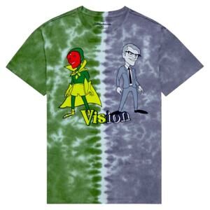 Marvel Size Small WandaVision Split-Dye Adult Unisex T-Shirt Box Lunch